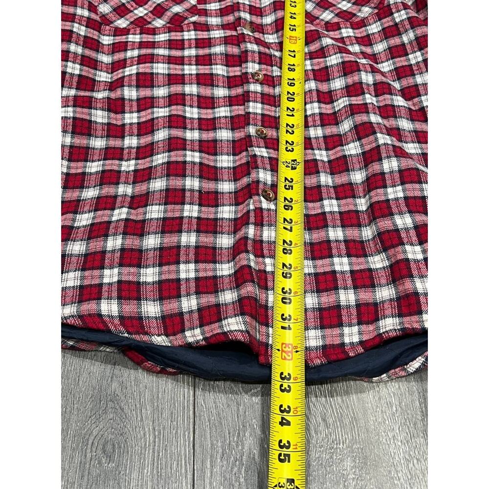 Wrangler Retro Red Plaid Flannel Y2K Shirt Medium A003719 - Picture 12 of 12